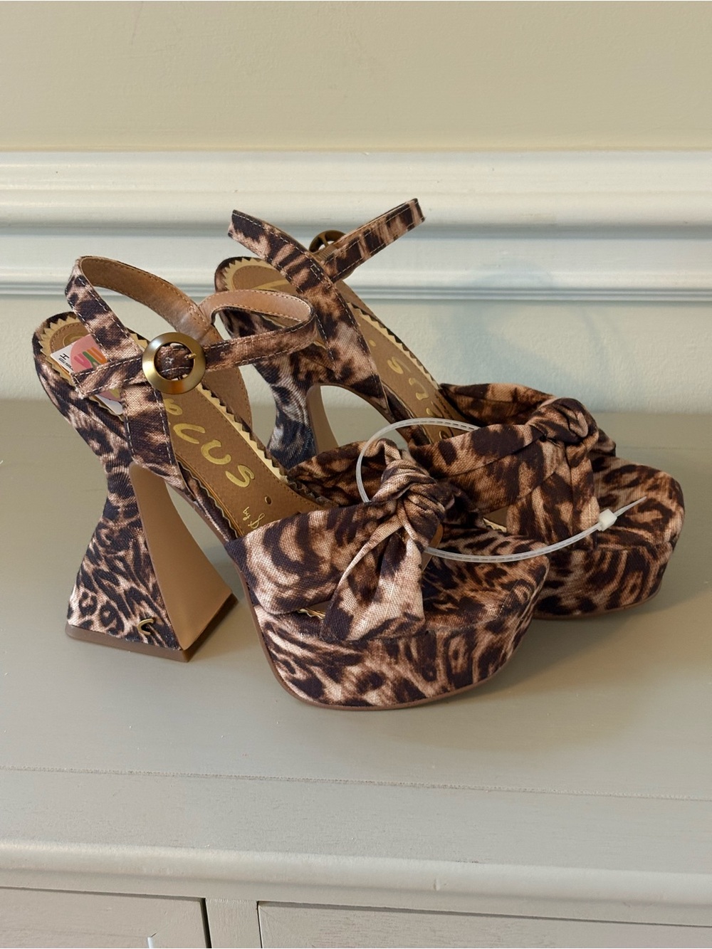 Circus by Sam Edelman Leopard-Print Platform Sandals - Brown